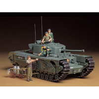 タミヤ 1/35 イギリス歩兵戦車 チャーチルMk．VII 1/35 ミリタリーミニチュアシリーズ No.210 ﾀﾐﾔMM ﾁﾔｰﾁﾙ MK7 ｶｲ