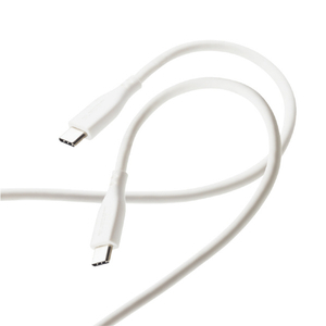 エレコム USB-C to USB-C 充電ケーブル(1．0m) PD対応 最大60W 超急速 シリコン素材 なめらか 柔軟性 高耐久 ホワイト MPA-CCSS10WH-イメージ2