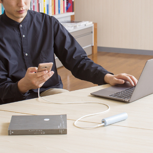 エレコム USB-C to USB-C 充電ケーブル(1．0m) PD対応 最大60W 超急速 シリコン素材 なめらか 柔軟性 高耐久 ホワイト MPA-CCSS10WH-イメージ8