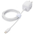 エレコム USB Power Delivery 20W AC充電器(Cケーブル一体型/1．5m) しろちゃん(ホワイト×ブラック) MPA-ACCP7420WF-イメージ1