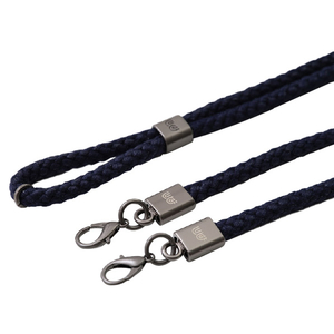 PHONECKLACE iPhone 15用ロープショルダーストラップ付きクリアケース ダークレッド PN25562I15-イメージ16