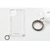 PHONECKLACE iPhone 15用ロープショルダーストラップ付きクリアケース ダークレッド PN25562I15-イメージ12