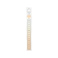 共栄プラスチック ニュアンスカラー定規 16cm ミルクティー NJ-16-04 FCA945N-4607014