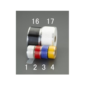 エスコ 自己融着絶縁テープ レッド 25.4mm×3.65m FCZ7509-EA944RG-2-イメージ1