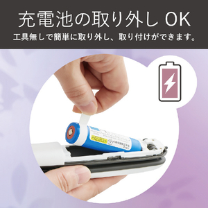 コイズミ ヘアアイロン ホワイト KHS-8660/W-イメージ16