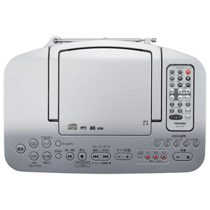 東芝 SD/USB/CDラジオカセットレコーダー シルバー TYCDX91S-イメージ5