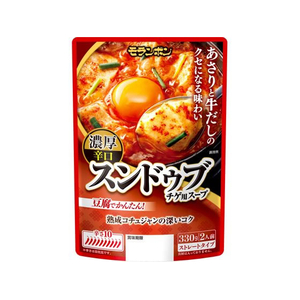 モランボン スンドゥブチゲ用スープ 濃厚辛口 330g FCD316J-イメージ1