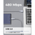 VOLTME PowerLink Rugg USB-A & USB-C ケーブル(編込み) グレー C2153-イメージ3