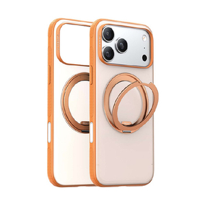 TORRAS iPhone17 Pro用 複合素材PC+TPUケース TORRAS OSTAND O3 FITNESS オレンジ X00FX2937-イメージ1
