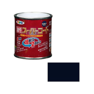 アサヒペン 油性スーパーコート 1／12L Aブルー FC356NV-イメージ1