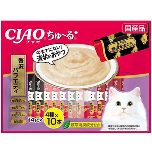 いなば CIAO ちゅーる 贅沢バラエティ 14g×40本 FCR8375-イメージ1