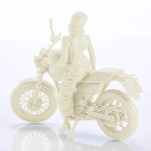 マックスファクトリー PLAMAX MF-103 Rider's portrait Honda FTR 223 ホワイト PLAMAXMF103RPHONDAFTR223W-イメージ2