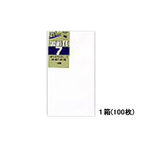菅公工業 ホワイトカスタム 洋7 10枚入×10束 1箱(100枚) F856878-ﾖ187-イメージ1