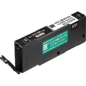 エコリカ キヤノン用 リサイクルインク ブラック FC213NM-ECI-C331B-イメージ1