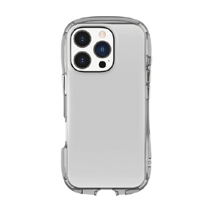 グルマンディーズ iPhone 16 Pro用クリスタルクリアケース スモーク GMD-30SK-イメージ1