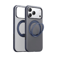 TORRAS iPhone17 Pro用 複合素材PC+TPUケース TORRAS OSTAND O3 FITNESS ミドナイトブルー X00FX2939