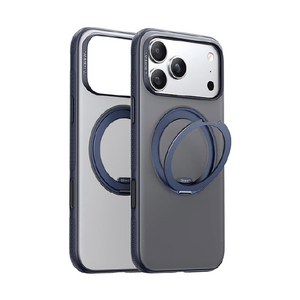 TORRAS iPhone17 Pro用 複合素材PC+TPUケース TORRAS OSTAND O3 FITNESS ミドナイトブルー X00FX2939-イメージ1