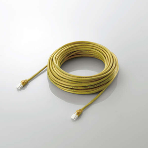 エレコム Cat6 LANケーブル 7m LD-GPTYRSシリーズ イエロー LD-GPT/Y7/RS-イメージ2