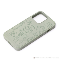 PGA iPhone 13 Pro用MagSafe対応 抗菌ハイブリッドケース トムとジェリー/グリーン PG-WMGPT21N01TAJ