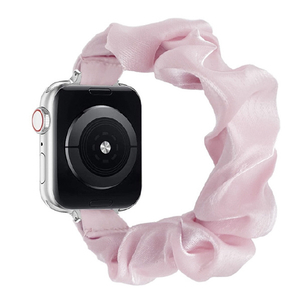 GAACAL Apple Watch 1-11/SE1-3 38/40/41/42(10-11)mm シュシュ風バンド ピンク W00607PA-イメージ1