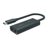 I・Oデータ ハイレゾ対応 USBオーディオ変換アダプタ(USB-Cモデル) ブラック GP-AUC2HM/B