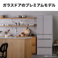三菱 MR-WZ61K-C 608L 6ドア冷蔵庫 中だけひろびろ大容量 WZ