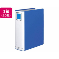 コクヨ チューブファイル(エコ)片開き A4タテとじ厚90mm 青 10冊 1箱(10冊) F833697-ﾌ-E690B