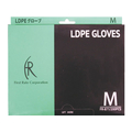 ファーストレイト LDPEグローブ クリアー M 200枚 FC90182-FR-871