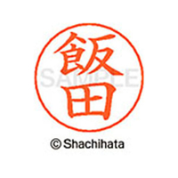 シヤチハタ ネームペン用ネーム シルバー 既製 飯田 FC45909-X-GPS-0138