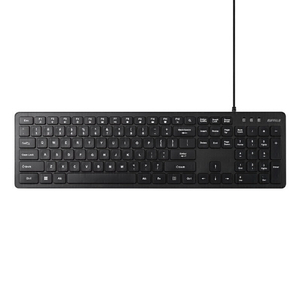 バッファロー USB接続 有線英字配列キーボード ブラック BSKBU110ENBK-イメージ2