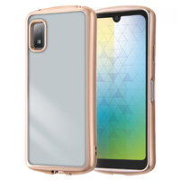 レイアウト AQUOS wish3用耐衝撃 TPUソフトケース METAMORU ピンクゴールド RT-AQL1TC13/PGM