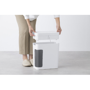 アイリスオーヤマ 超静音パーソナルシュレッダー マイクロクロスカット KP4GM-45-イメージ7