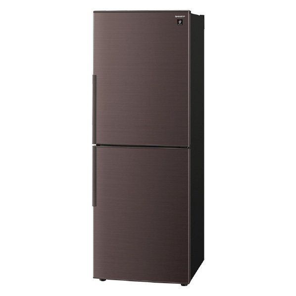 84⭐️2022年製美品★シャープ　冷蔵庫　ブラウン　大型　2ドア　280L シャープ 【右開き】280L 2ドア冷蔵庫 アコールブラウン SJPD28KT