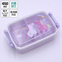 スケーター 抗菌ふわっとタイトランチボックス リトルユニコーン 450ml RBF3ANAGﾘﾄﾙﾕﾆｺ-ﾝ
