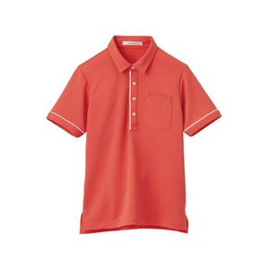 カーシーカシマ 半袖ポロシャツ 男女兼用 S HSP003-29 コーラルピンク FCF853Y-24-8151-0502-イメージ1