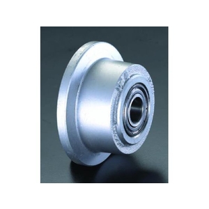 エスコ 車輪 ボールベアリング 鋳鋼製 レール用 200×56mm FCY9600-EA986SD-200-イメージ1