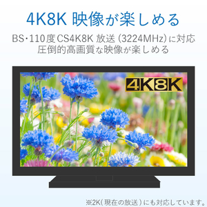 DXアンテナ テレビ接続用同軸ケーブル(2m) 4JW2FLS(B)-イメージ3