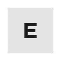 アイマーク ステンシル E 文字サイズ50×40mm FC272JE-8186057