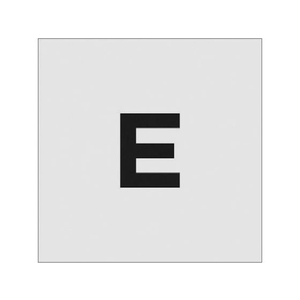 アイマーク ステンシル E 文字サイズ50×40mm FC272JE-8186057-イメージ1