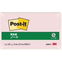 3M ポスト・イット ノートタイプ ピンク 100枚 F803223-655RP-P