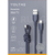 VOLTME ナイロン 充電ケーブル USB-A&USB-C 60W ブルー C2155-イメージ8