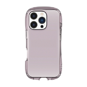 グルマンディーズ iPhone 16 Pro用クリスタルクリアケース ライトピンク GMD-30LPK-イメージ1