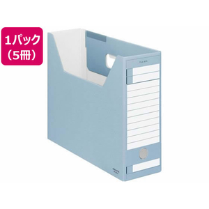 コクヨ ファイルボックス-FS〈Dタイプ〉A4ヨコ 背幅102mm 青 5冊 1パック(5冊) F810224-A4-LFD-B-イメージ1