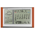アデッソ カレンダー天気電波時計 TB834