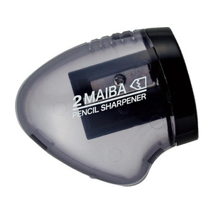クツワ 2枚刃鉛筆削り ブラック F116041-RS021BK-イメージ1