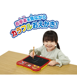 アガツマ アンパンマン アンパンマンがおしえてくれるよ!よみかきおえかき教室 APｵｼｴﾃｸﾚﾙﾖﾐｶｷｵｴｶｷｷﾖｳｼﾂ-イメージ2