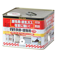 サンデーペイント スーパー油性鉄部建物 白 7L FCE450Z-#251490