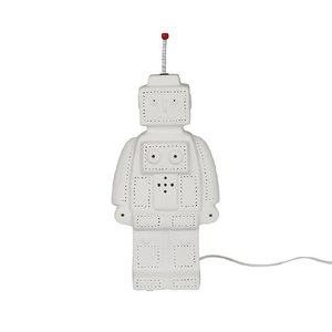 ダルトン DS-0773MWT PORCELAIN ROBOT LIGHT MAT WHITE ROBOTLIGHTMWHITE-イメージ1