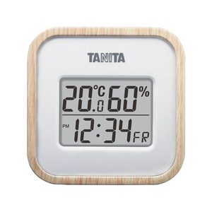 タニタ デジタル温湿度計 TT-571-NA ナチュラル FC310LX-8161100-イメージ1
