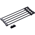 アイリスオーヤマ 伸縮棚アダプター付き 65～95cm ブラック FCJ826V-H-J-NST65R